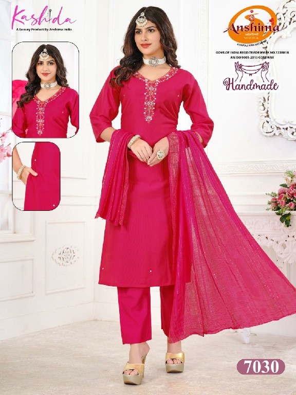 Kashida Handmade Vol-1 Wholesale Readymade 3 Piece Salwar Kameez