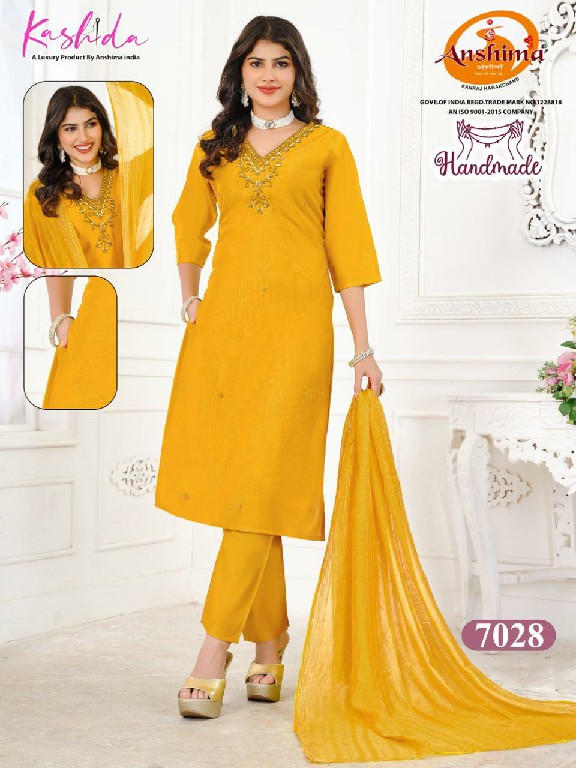 Kashida Handmade Vol-1 Wholesale Readymade 3 Piece Salwar Kameez