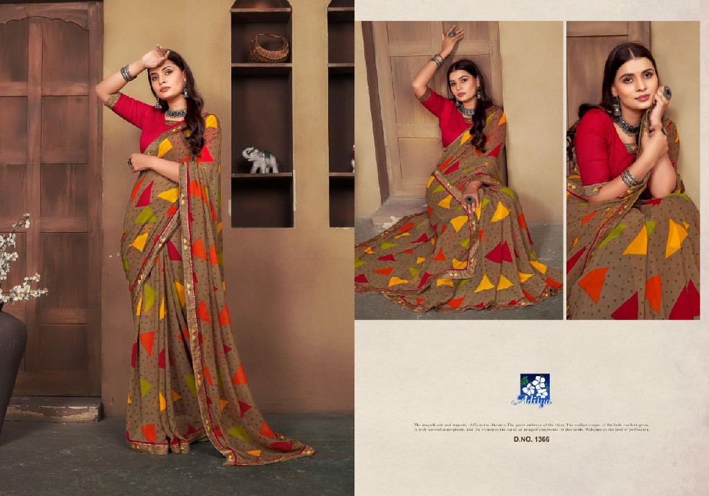 VIshal Sujal Wholesale Georgette With Digital Print Ethnic Sarees