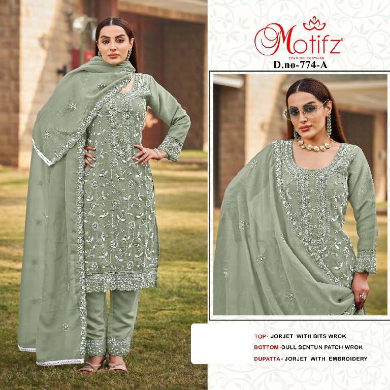 Motifz D.no 774 Wholesale Indian Pakistani Concept Salwar Suits