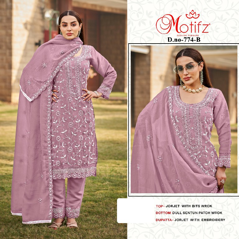 Motifz D.no 774 Wholesale Indian Pakistani Concept Salwar Suits