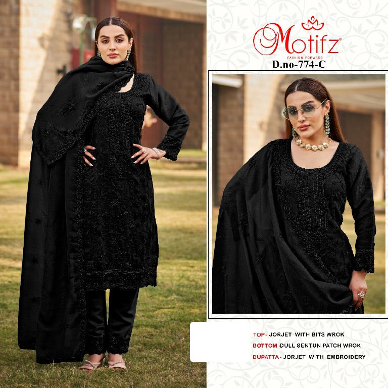 Motifz D.no 774 Wholesale Indian Pakistani Concept Salwar Suits