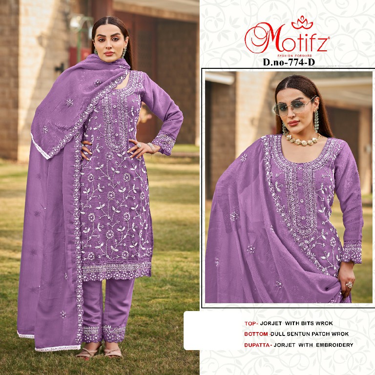 Motifz D.no 774 Wholesale Indian Pakistani Concept Salwar Suits