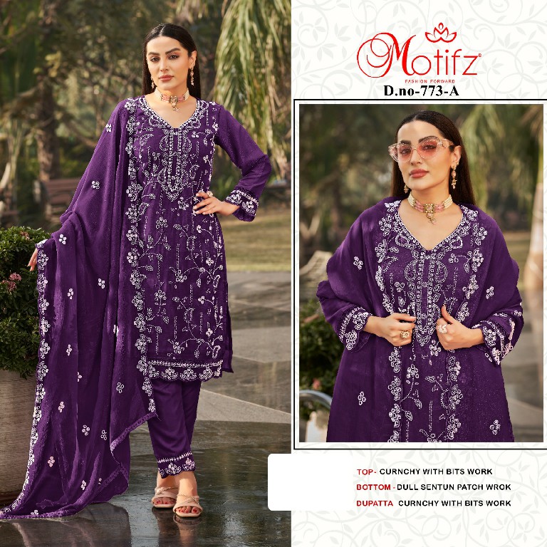 Motifz D.no 773 Wholesale Indian Pakistani Concept Salwar Suits