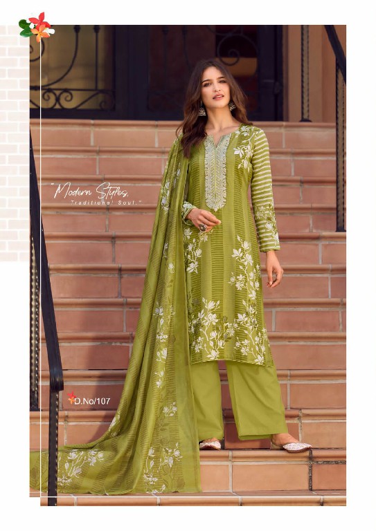 Nisanka Avatara Wholesale Viscose Lawn With Work Dress Material