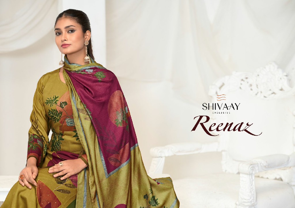 reenaz by shivaay viscose pashmina winter special designer dress material