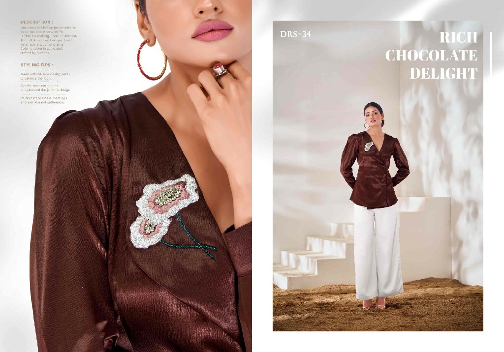 Arya Urban Ensemble Wholesale Pure Gaji Silk Western Tops