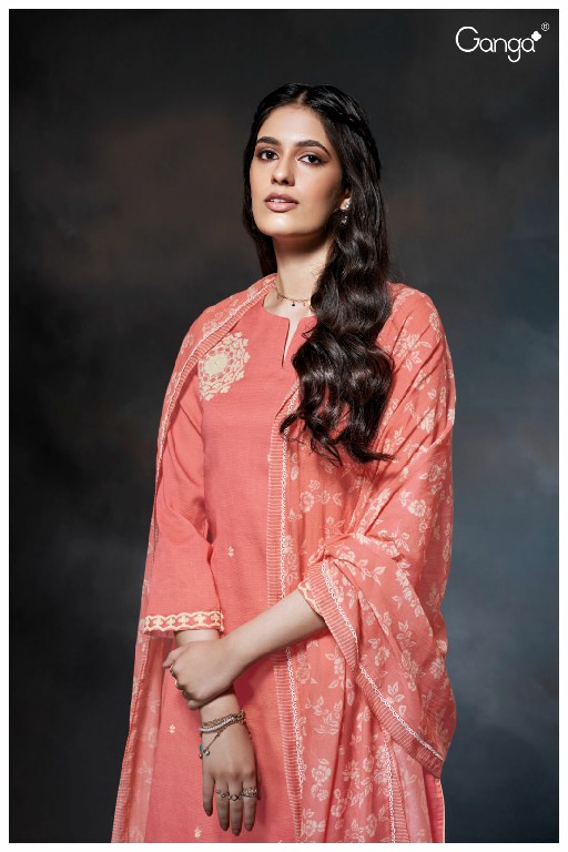 Ganga Maren S2763 Wholesale Cotton With Work Salwar Kameez