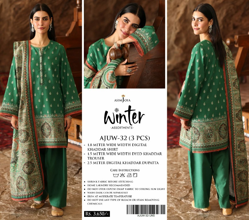 Asim Jofa Winter Assortments Wholesale Original Pakistani Suits