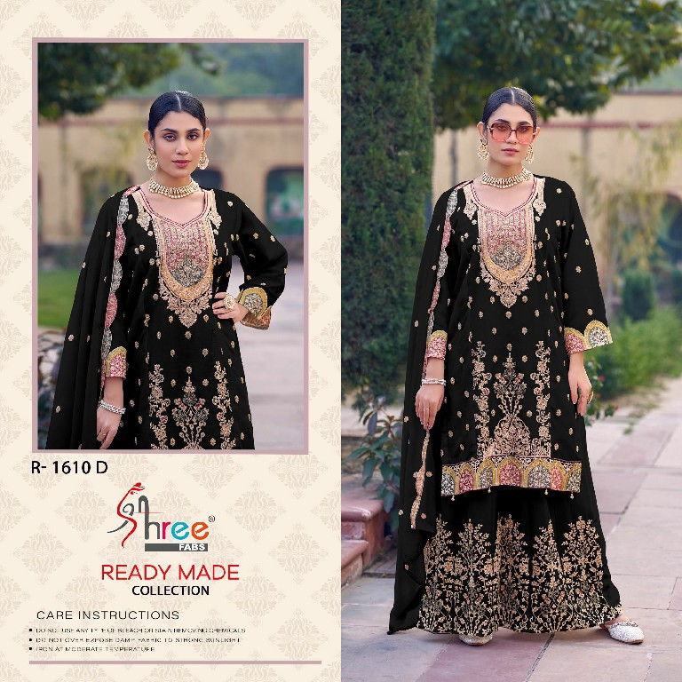 Shree Fabs R-1610 Wholesale Readymade Indian Pakistani Salwar Suits