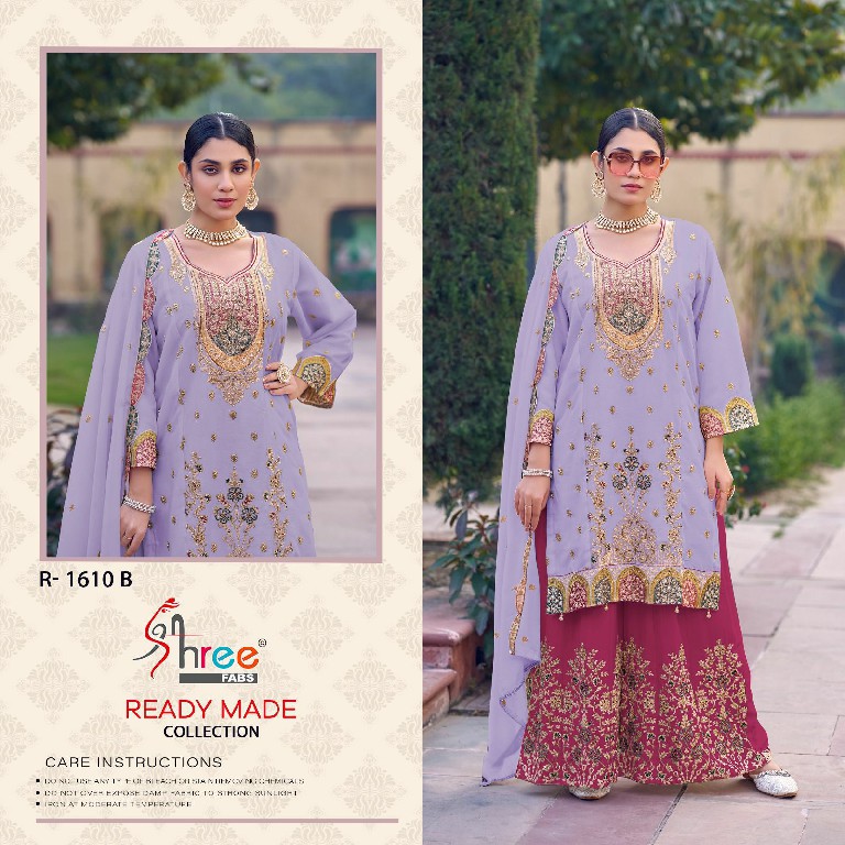 Shree Fabs R-1610 Wholesale Readymade Indian Pakistani Salwar Suits