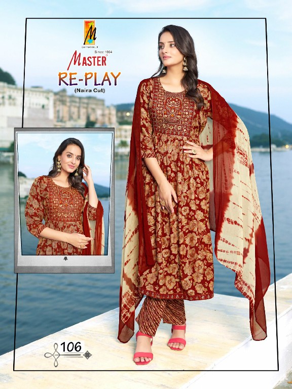 Master Re-Play Wholesale Capsule Print Readymade 3 Piece Suits