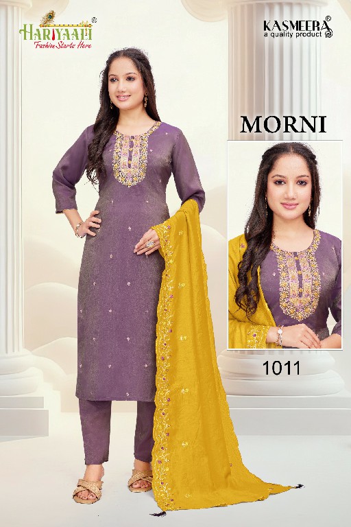 Hariyaali Morni Wholesale Embroidery Work 3 Piece Salwar Suits Combo