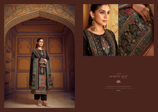 mumtaz arts aafreen viscose muslin dress material with viscose dupatta exports