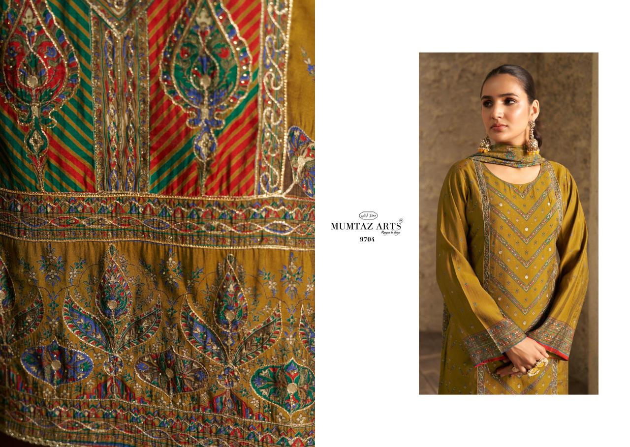 mumtaz arts muskan popular design viscose muslin best pakistani dress material online