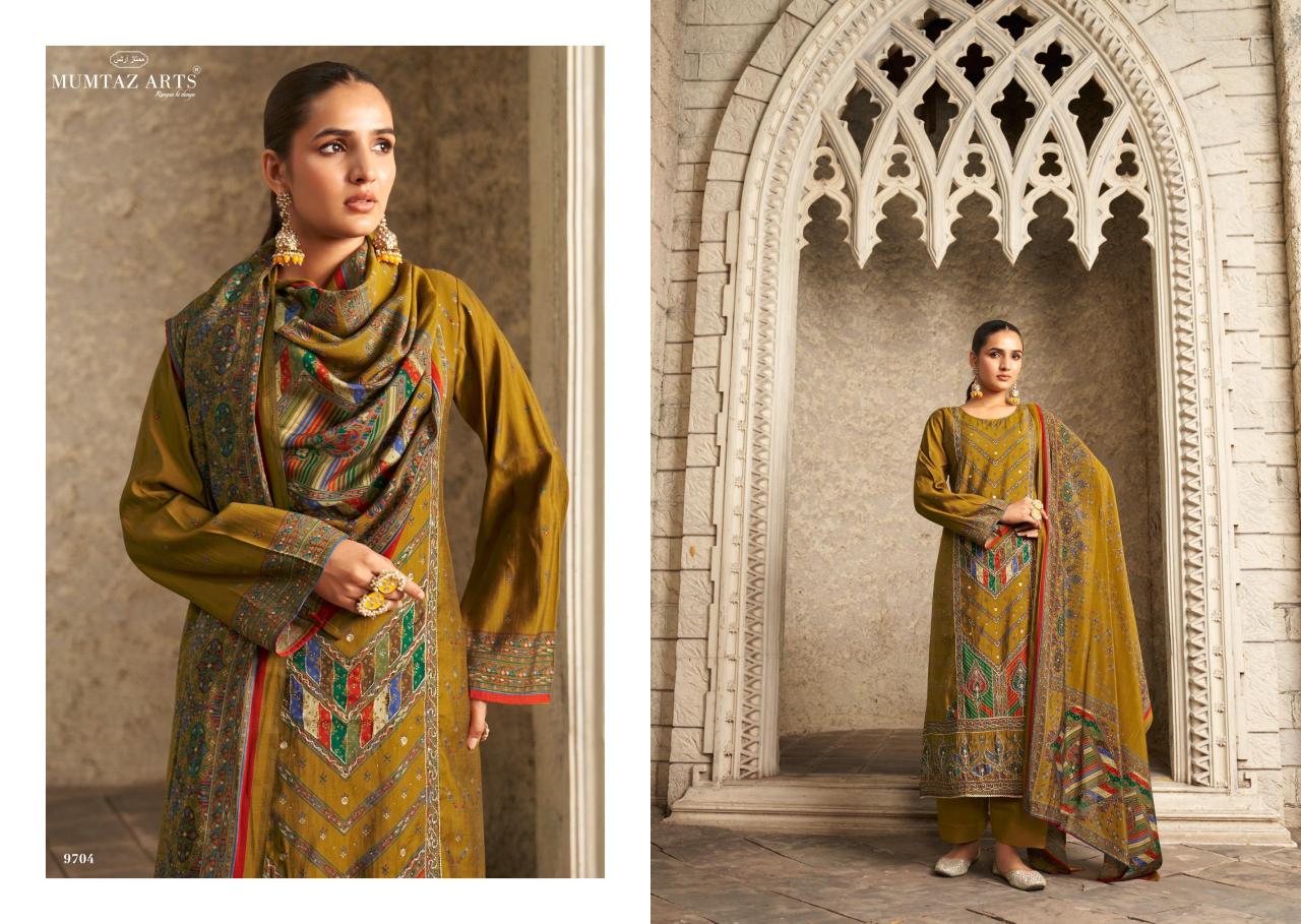 mumtaz arts muskan popular design viscose muslin best pakistani dress material online