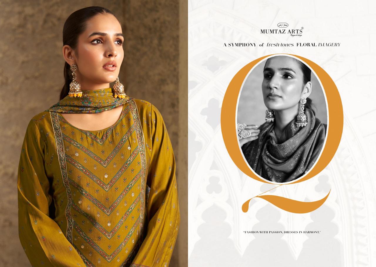 mumtaz arts muskan popular design viscose muslin best pakistani dress material online