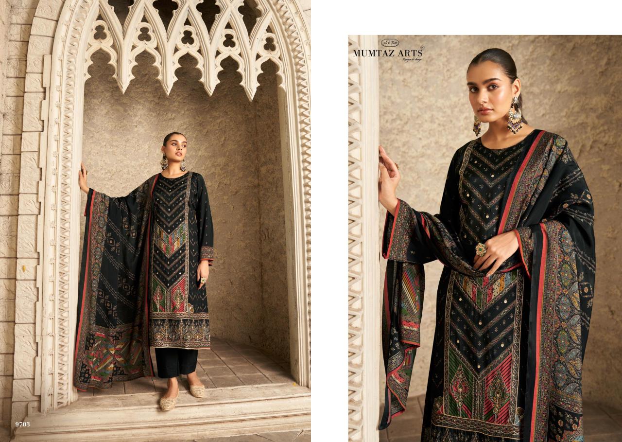 mumtaz arts muskan popular design viscose muslin best pakistani dress material online