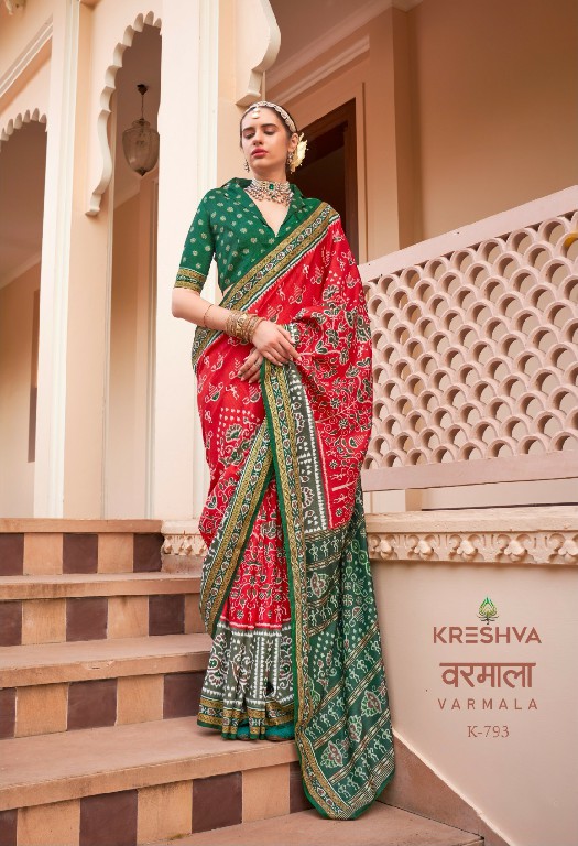 varmala by kreshva mercerized sigma silk exclusive sarees for every occasion