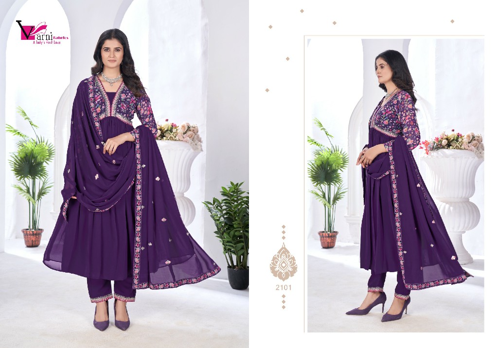 Varni Zeeya Vaishnavi Wholesale Ready To Wear Salwar Suits