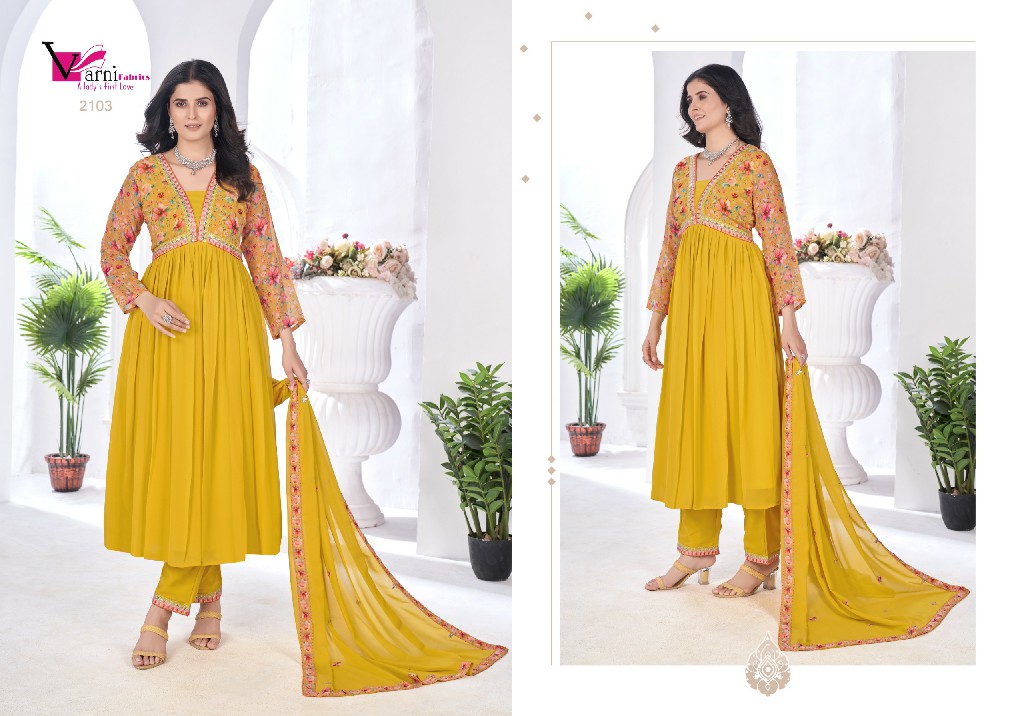 Varni Zeeya Vaishnavi Wholesale Ready To Wear Salwar Suits