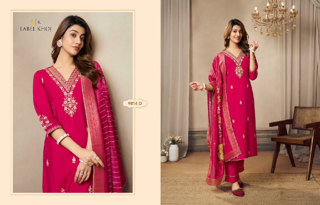 Label Khoj Gurez Wholesale Ready To Wear Salwar Suits Combo