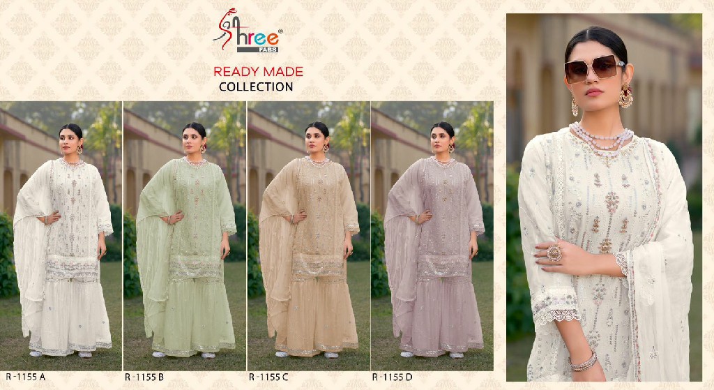 Shree Fabs R-1155 Wholesale Readymade Indian Pakistani Salwar Suits