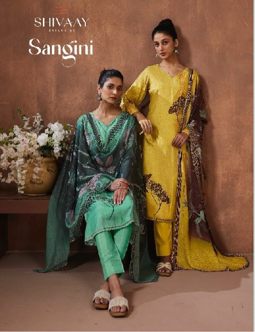 Shivaay Sangini Wholesale Pure Viscose Muslin With Handwork Salwar Suits