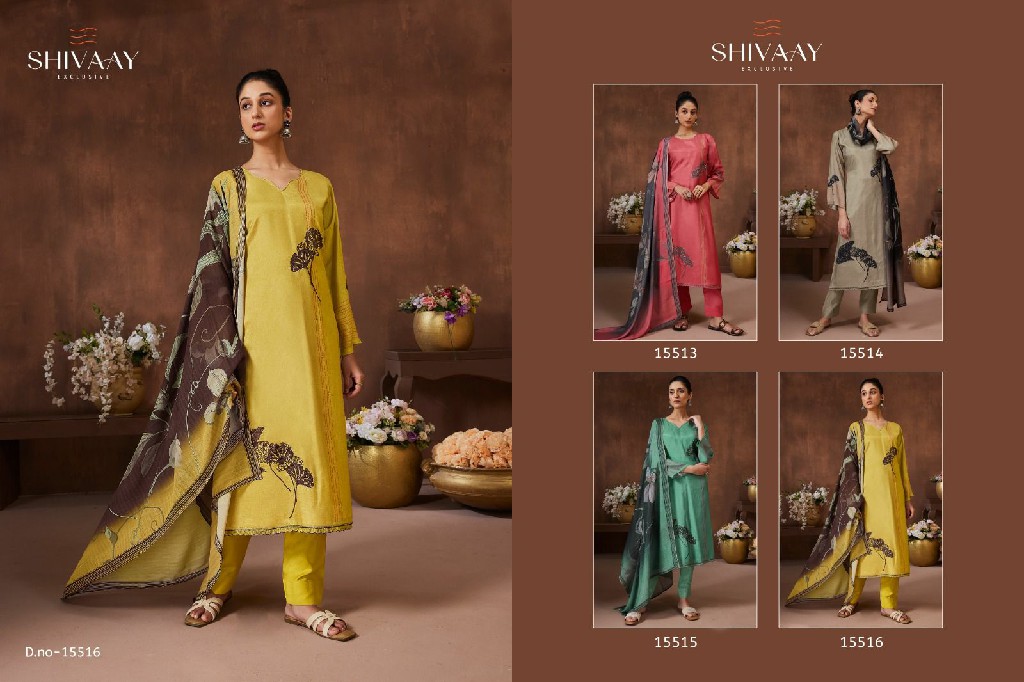 Shivaay Sangini Wholesale Pure Viscose Muslin With Handwork Salwar Suits