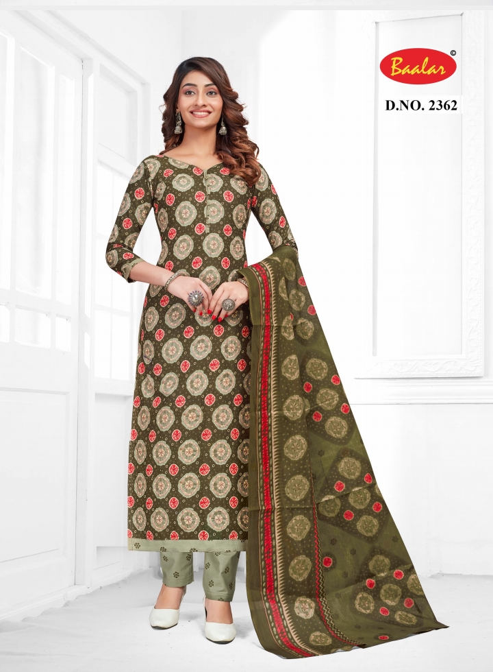 Baalar Zubeda Vol-23 Wholesale Pure Cotton Printed Dress Material