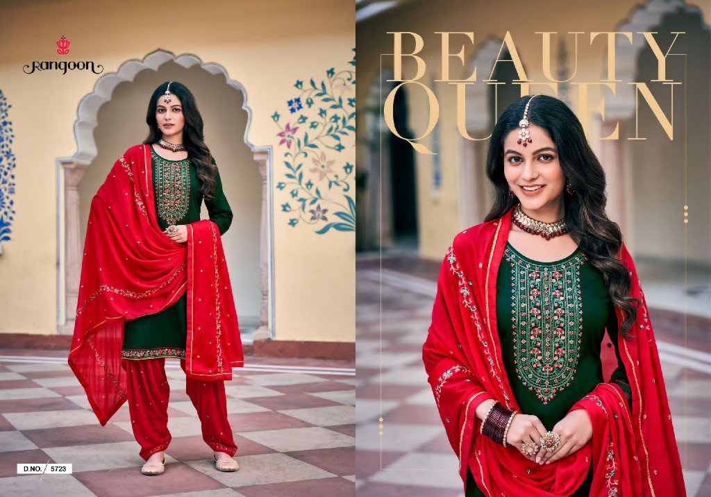 fashion of patiyala vol 37 by rangoon readymade jam silk patiyala suit design 2025