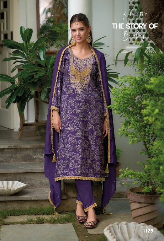 the story of bandhej by kilory viscose modal silk traditional suits perfect for festivals