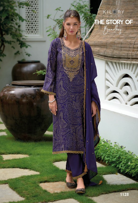 the story of bandhej by kilory viscose modal silk traditional suits perfect for festivals