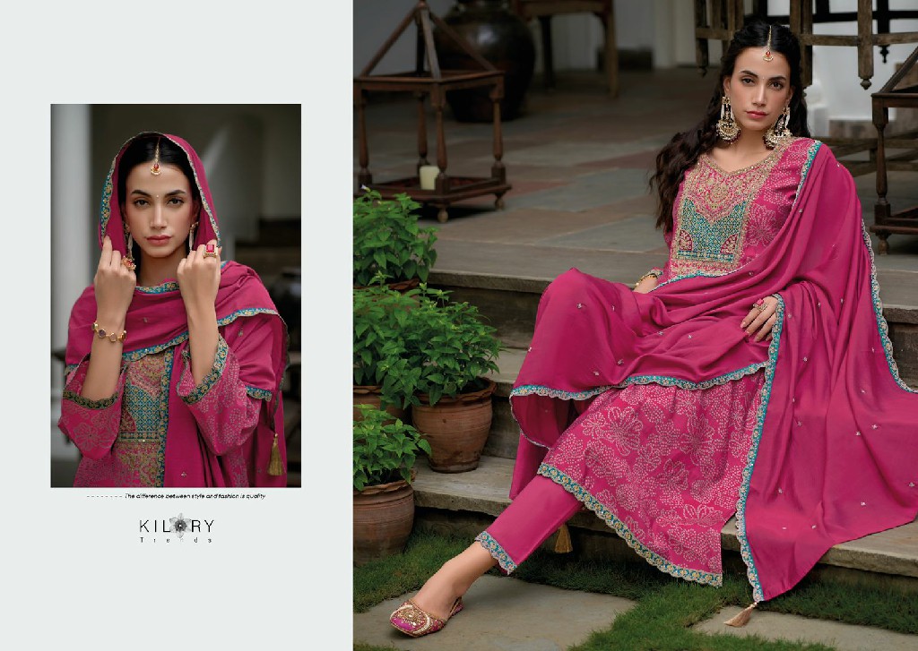 the story of bandhej by kilory viscose modal silk traditional suits perfect for festivals