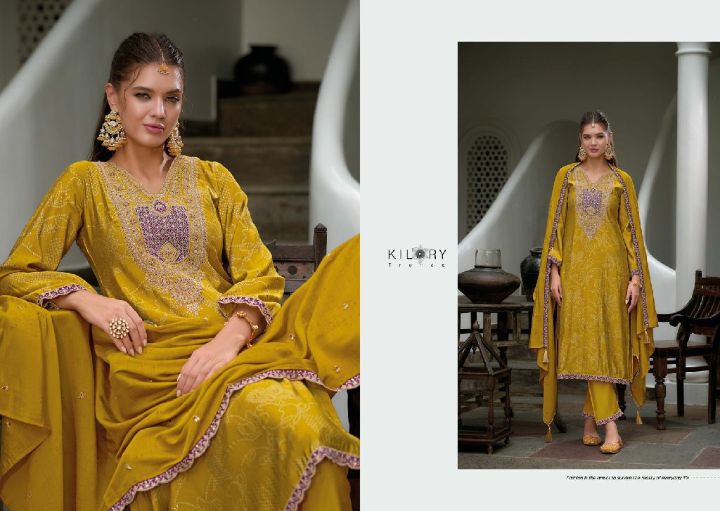 the story of bandhej by kilory viscose modal silk traditional suits perfect for festivals