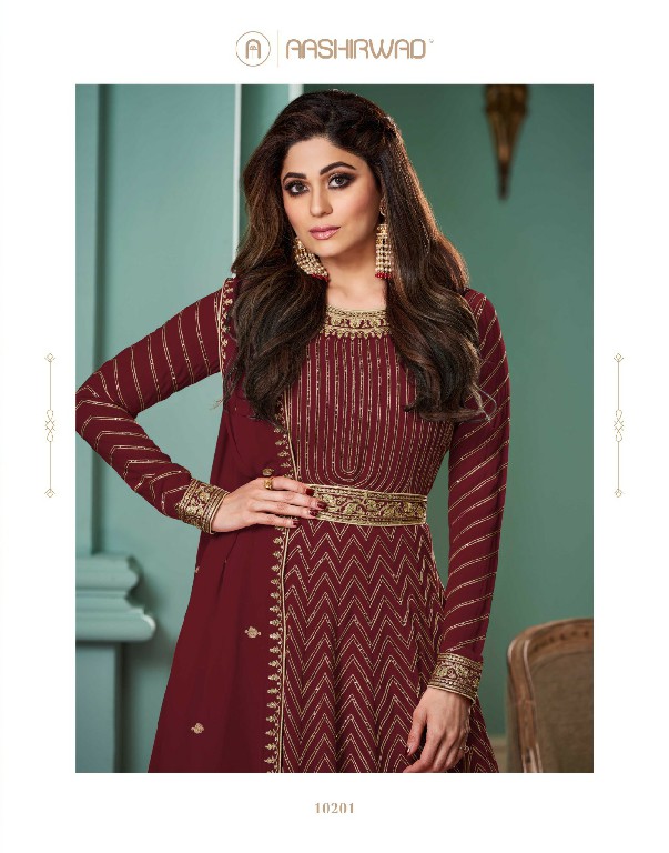 Aashirwad Alizza Gold New Colors Wholesale Festive Salwar Kameez