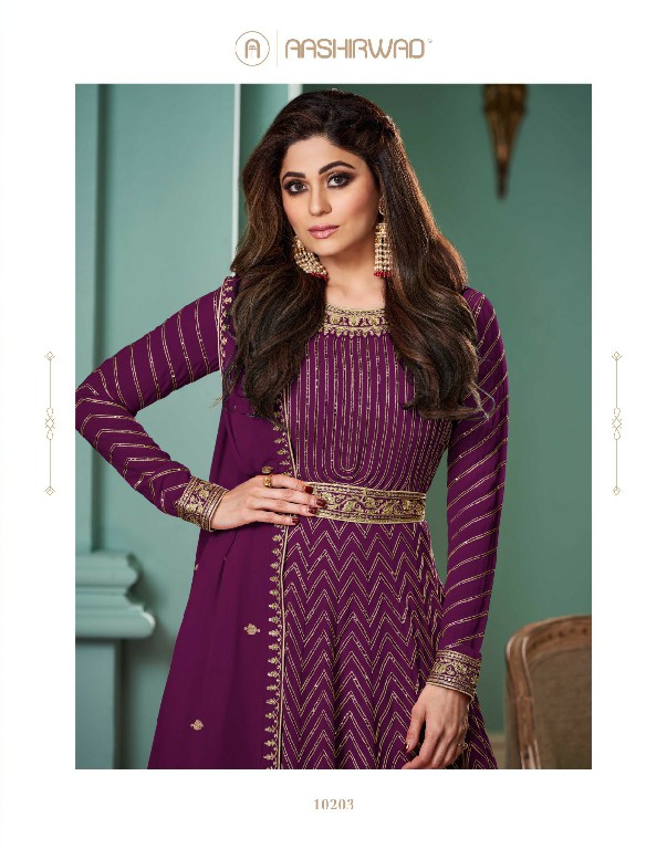 Aashirwad Alizza Gold New Colors Wholesale Festive Salwar Kameez