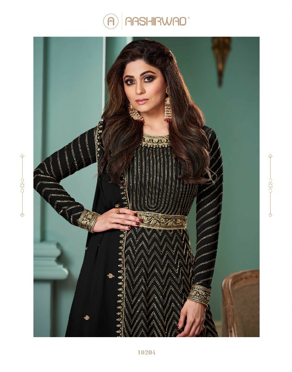 Aashirwad Alizza Gold New Colors Wholesale Festive Salwar Kameez