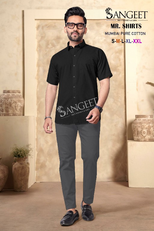 Sangeet MR Shirts Wholesale Mumbai Pure Cotton Mens Shirts