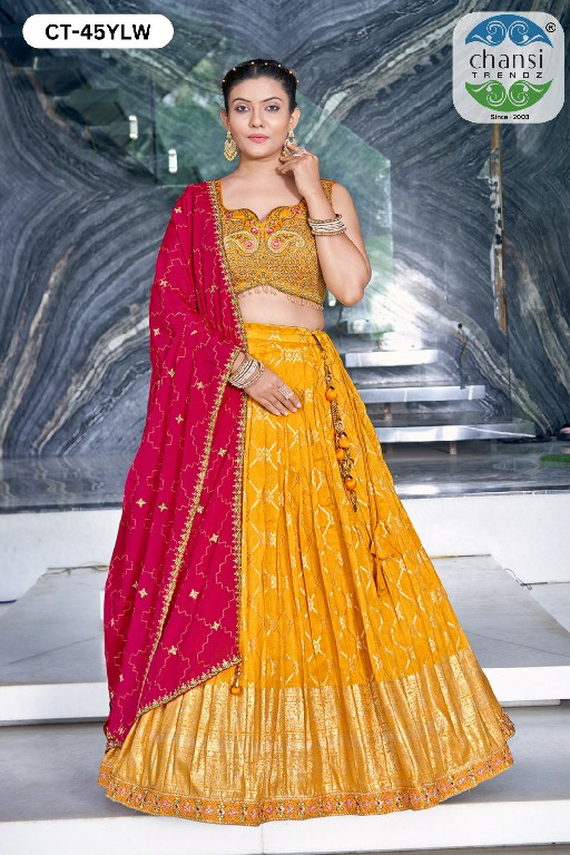 Chansi D.no 45 Wholesale Readymade Designer Lehengas