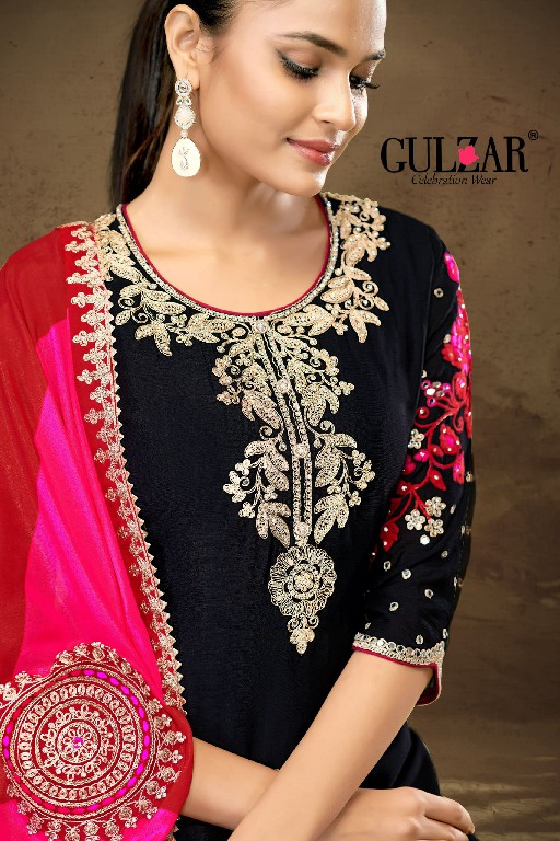 Gulzar Hazariphool D.no 2141-2142 Wholesale Designer Free Size Salwar Suits