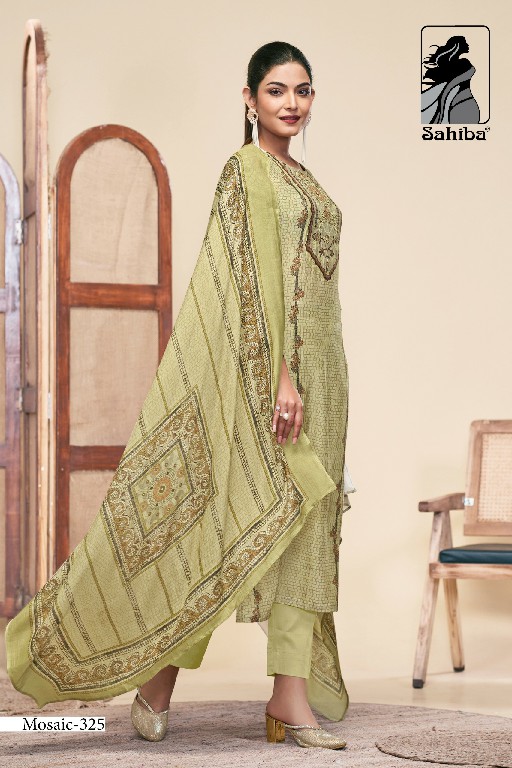 Sahiba Mosaic Wholesale Pure Muslin With Handwork Salwar Suits