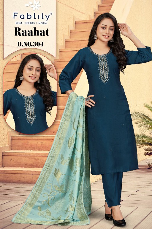 Fablily Raahat Wholesale Readymade 3 Piece Salwar Suits Combo