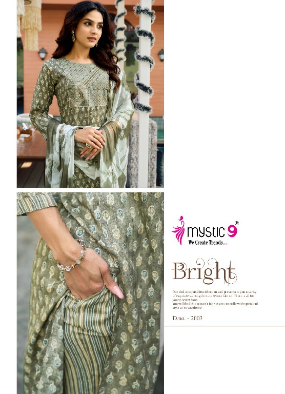 Mystic 9 Meera Vol-2 Wholesale Premium Quality Reyon Kurti With Pant And Dupatta