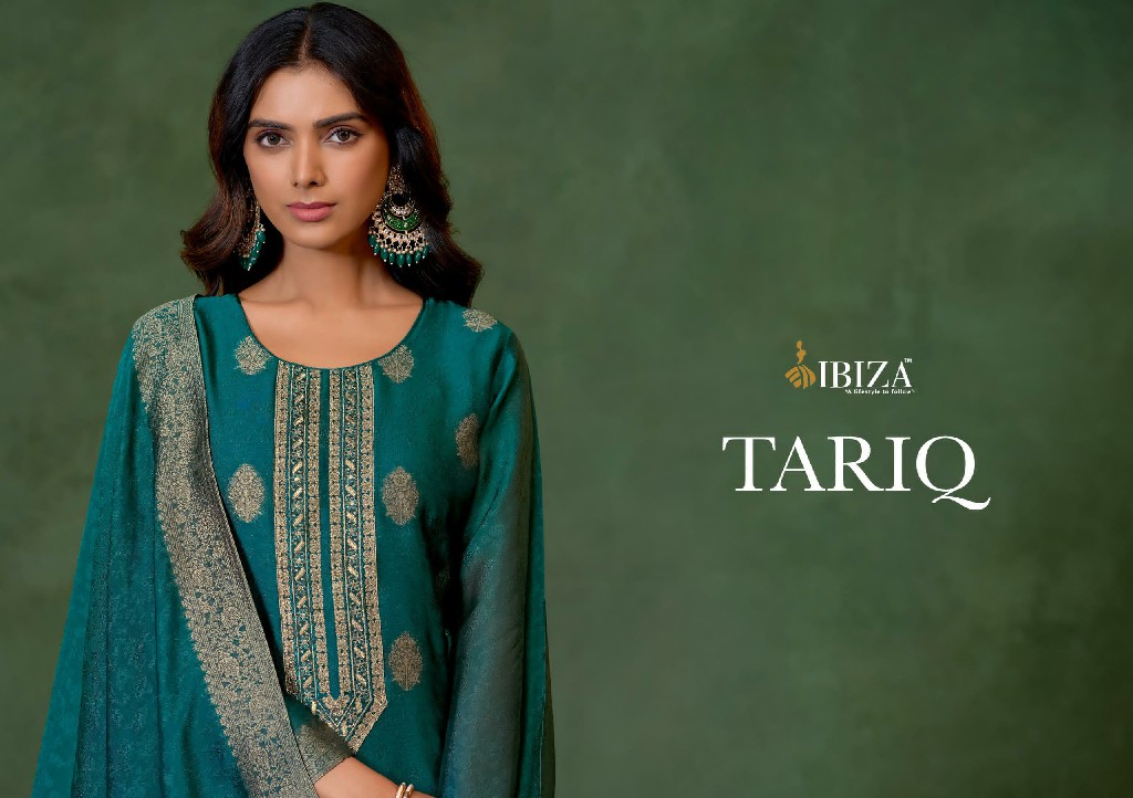 tariq by ibiza banglory silk womens indian unstitch salwar kameez set