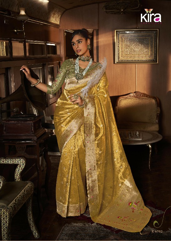 kira creation koski viscose tisuue 6701-6706 series shop elegant sarees for wedding