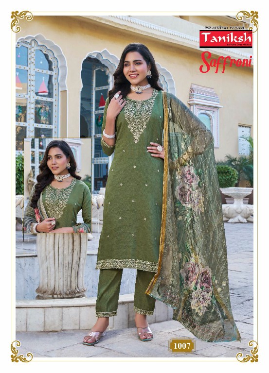 taniksh launch saffroni vol 1 full stitch vertical hit design modern salwar kameez