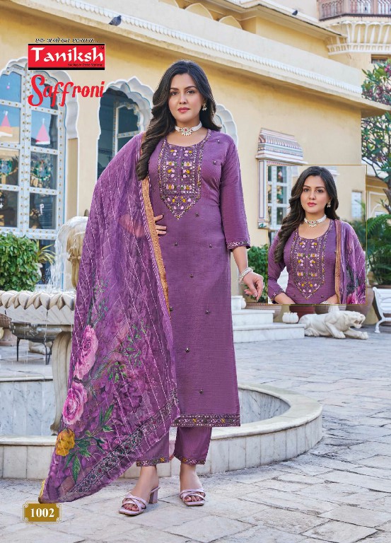 taniksh launch saffroni vol 1 full stitch vertical hit design modern salwar kameez