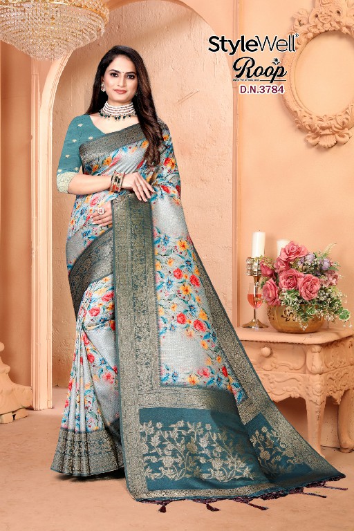 Stylewell Roop Wholesale Rich Pallu Digital Print Sarees