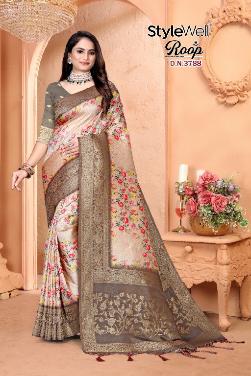 Stylewell Roop Wholesale Rich Pallu Digital Print Sarees